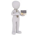 fax, white male, 3d model