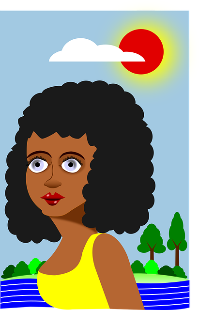 Rosto, Garota, Morena, Negra, Beleza