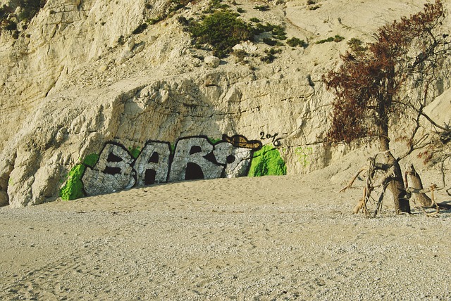 Free Beach Graffitti photo and picture