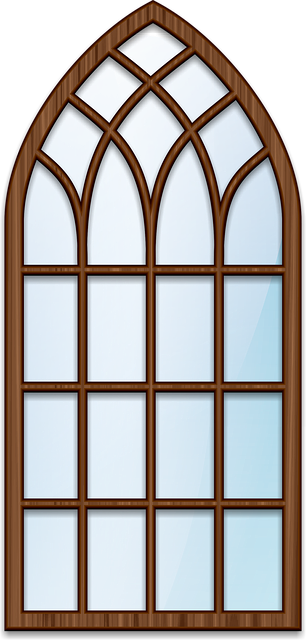 Free window wood pane illustration