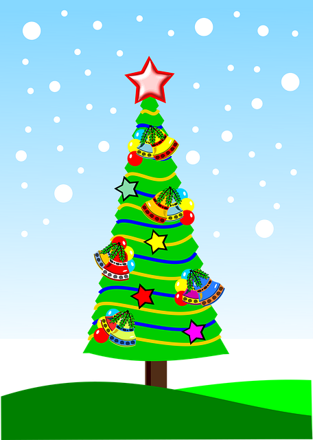 Free christmas christmas tree merry christmas vector