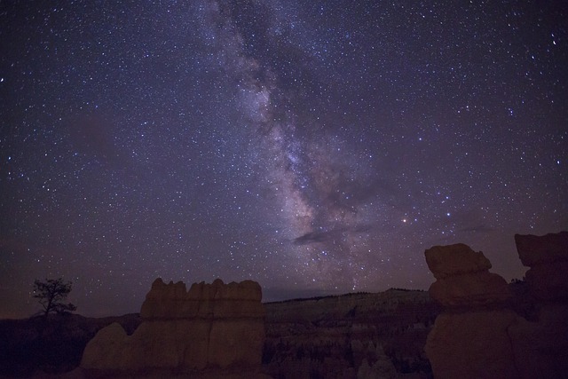 Galaxis, Sternenklarer Himmel, Schlucht