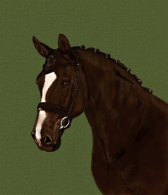 Free Portrait Horse illustration and picture