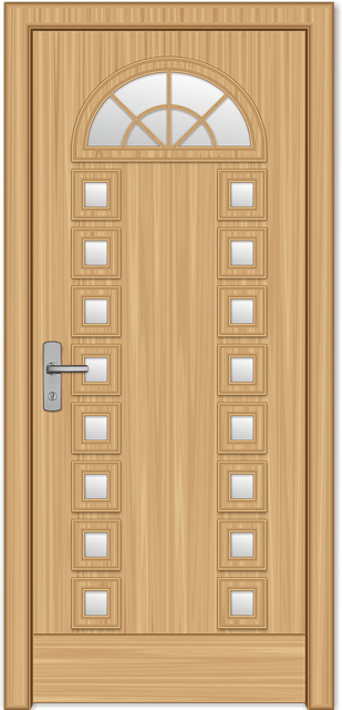 Free the door nature wood illustration