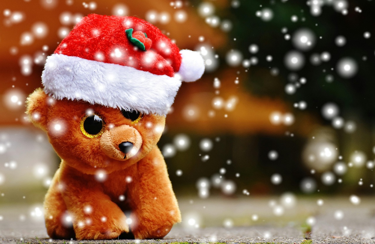 Christmas Teddy Snow Stuffed - Free photo on Pixabay - Pixabay