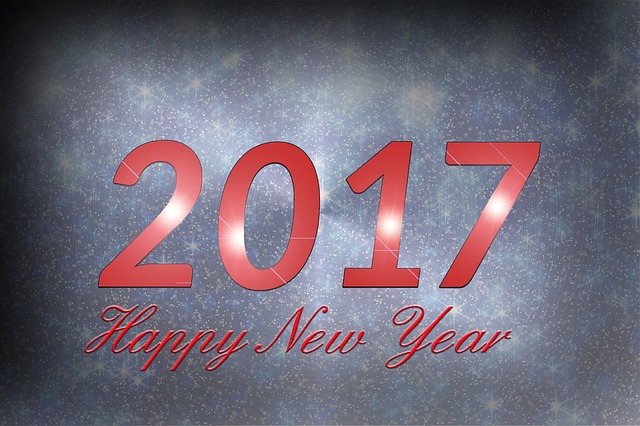 Free Happy New Year 2017 illustration and picture