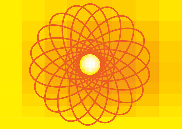 Free atom abstract pattern vector