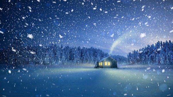Neve, Conto De Fadas, Natal, Floresta