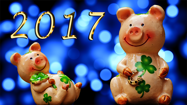 Free happiness piggy lucky pig illustration