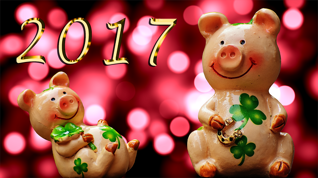 Free happiness piggy lucky pig illustration