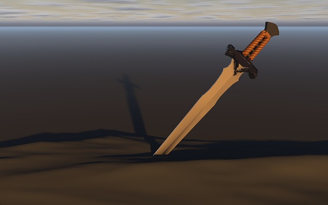 Free sword sand weapon illustration