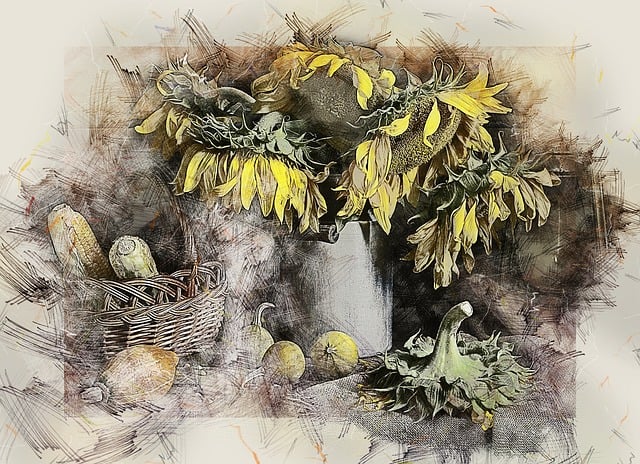 Stillleben, Anordnung, Dekoration, Natur
