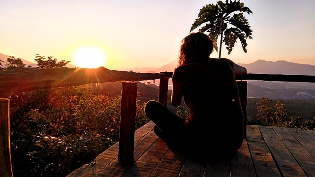 Atardecer, Paz, Energía, Meditación