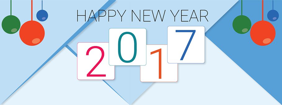 Free Happy New Year 2017 New Year illustration and picture