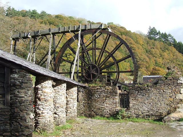 Free Water Wheel Morwellham Quay photo and picture