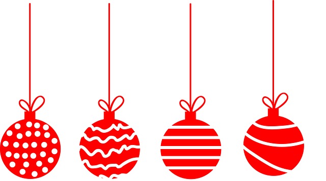 Kugeln, Weihnachten, Rot, Weihnachtsdeko