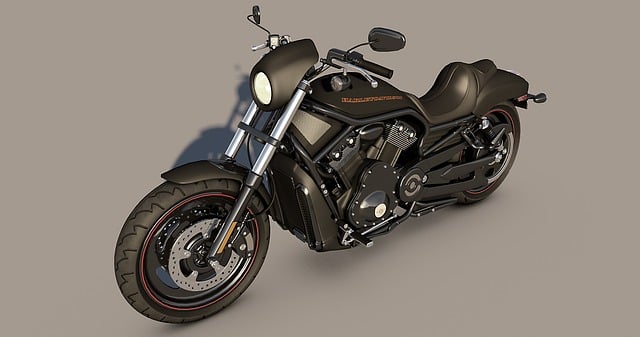 Free harley davidson motorcycle illustration