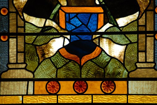Vitral, Colorido, Igreja, Padronizar