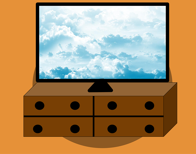 Fernsehen, Fernseher, Himmel, Möbel