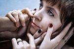 girl, model, hands