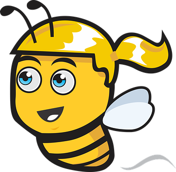 Free Bee Icon illustration and picture