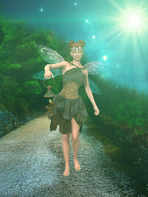 Free fairy fairy tale nature illustration