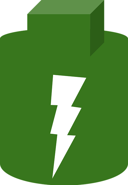 Free battery full battery green vector