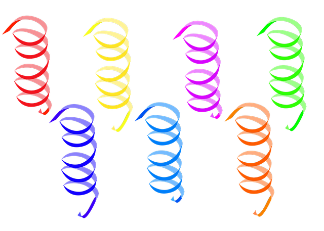 Download free HD stock image of Streamer Party Free streamer party sylvester illustration
