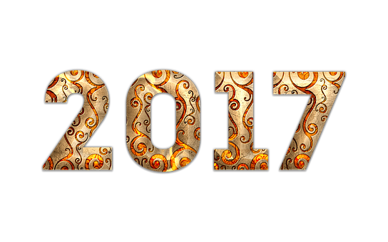 Free New Year 2017 illustration and picture