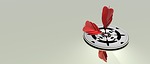 ailerons, arrows, target