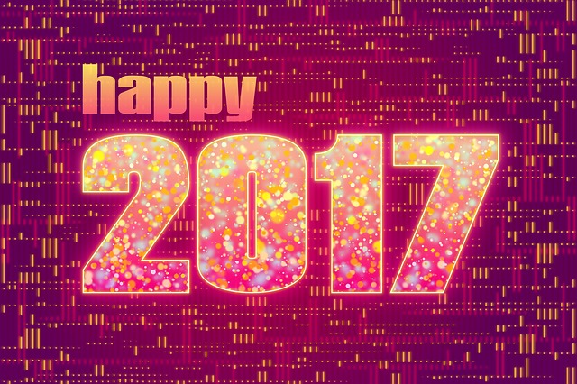 Free happy new year card 2017 card happy 2017 illustration