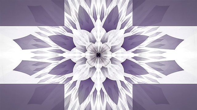 Free fractal floral pattern illustration