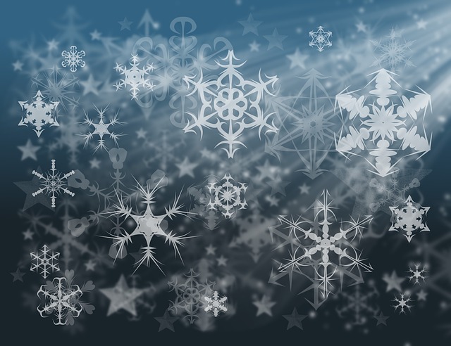 Free snowflakes nature wallpaper illustration