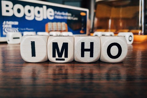 In My Honest Opinion, Imho, Texting