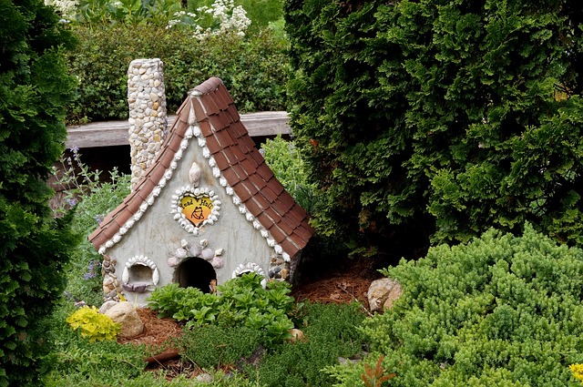 house, frog, toad, animal, fairy, garden, tiny, small, decoratively, green, home, green home, green house