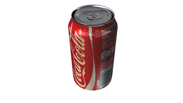 Free beverage soft drink cans illustration