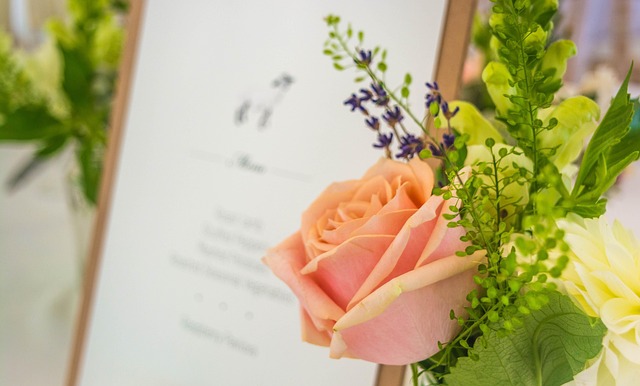 Free Wedding Menu photo and picture