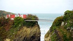 house, rock, building