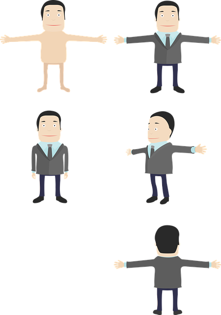Free male bankers male employee vector