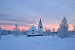lappland sweden, church, christmas