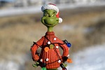 grinch, christmas, green