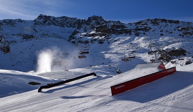 Snowpark, Berg, Bergort, Skigebiet