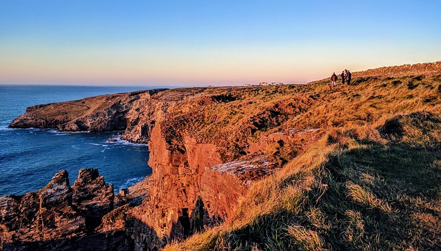 Cornwall, Kust, Zeegezicht, Horizon