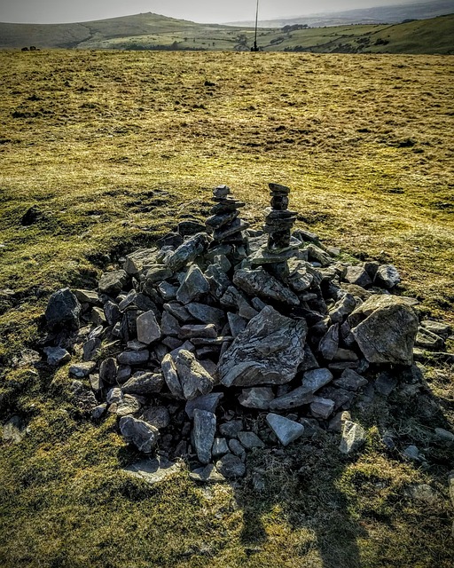 Graniet, Cornwall, Tor, Stenen, Moren