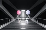 chair, chairs, balloon
