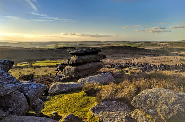 Cornwall, Tor, Lucht, Heide, Rotsen
