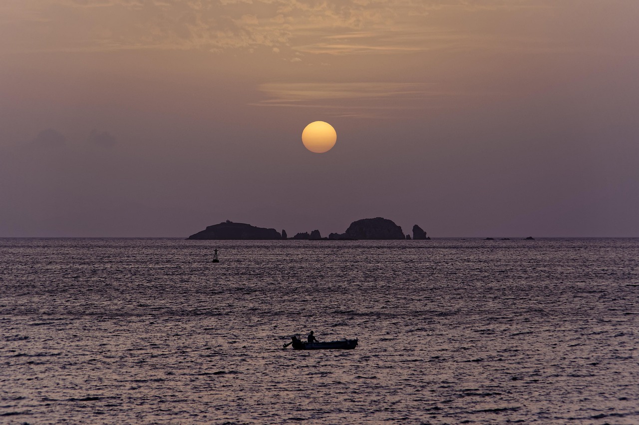 船 夕阳海 晚上的气氛 - Pixabay上的免费照片