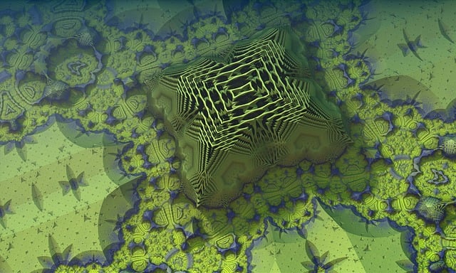 Free backdrop fractal math illustration