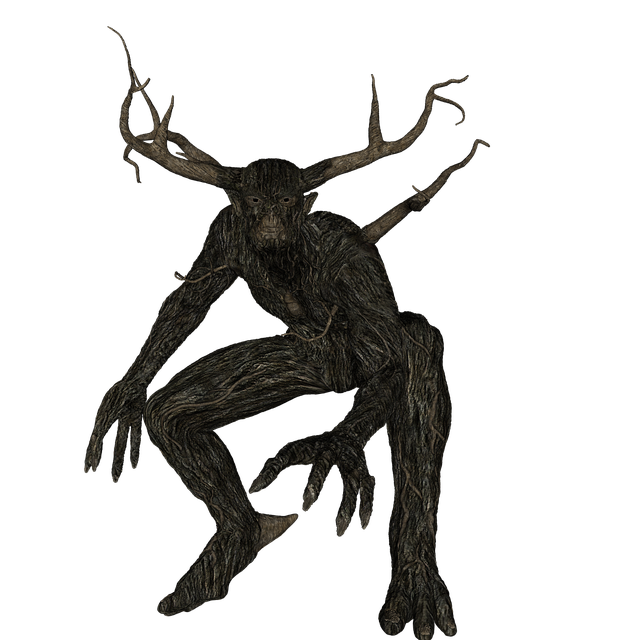 Free forest man fairytale illustration