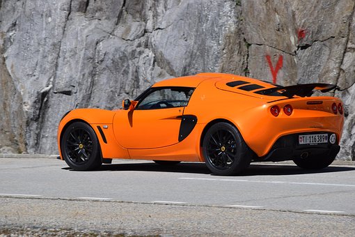 Wagen, Sport, Lotus, Auto, Orange, Räder